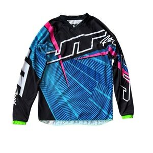 JT Racing Youth L Long Sleeve Jersey Motocross BMX MTB MX Shirt